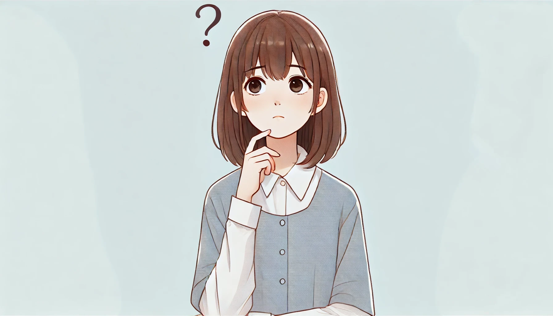 パパ活の理由を聞かれて悩む女性の画像