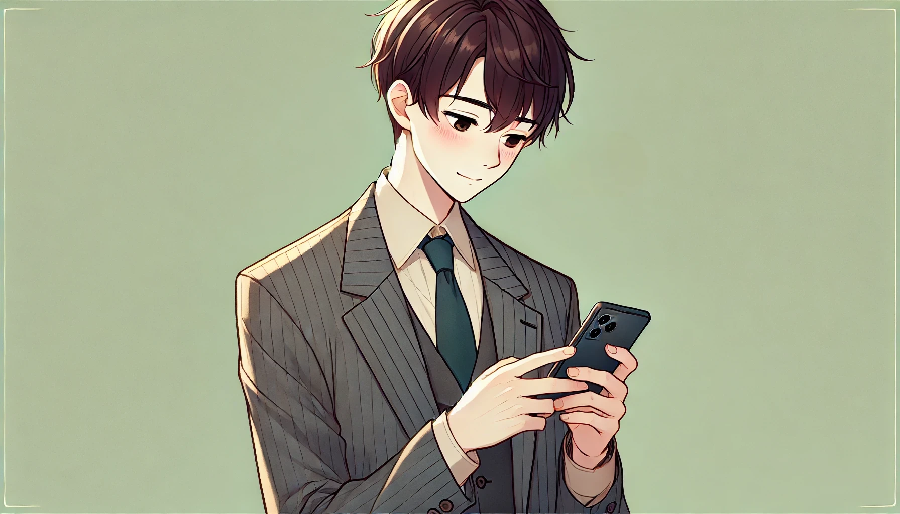 パパ活アプリを使う男性のイメージ