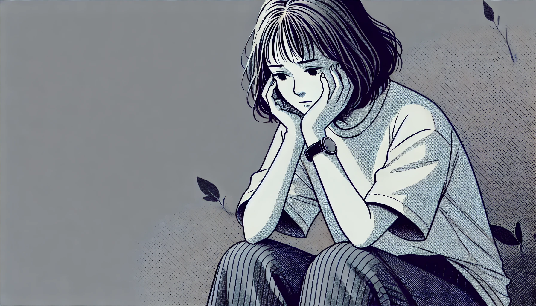 お金に困っている女性